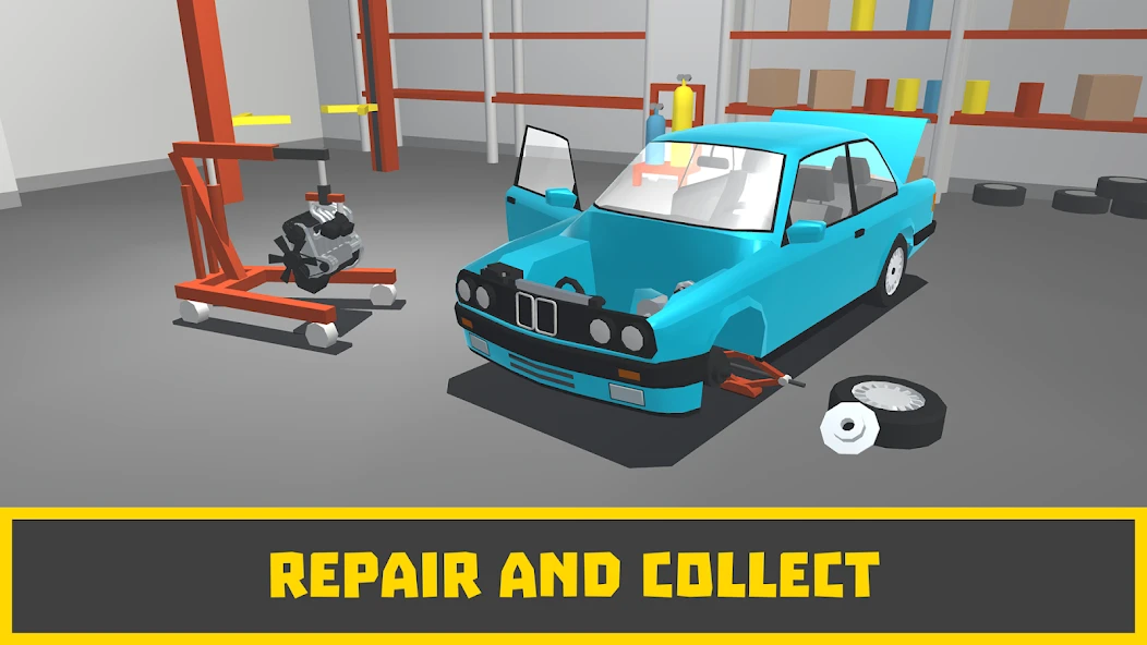 Retro Garage - Car Mechanic Simulator screenshot 1
