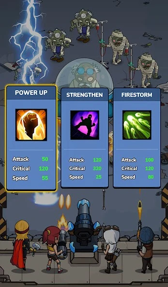 Zombie War: Idle Defense Game screenshot 4