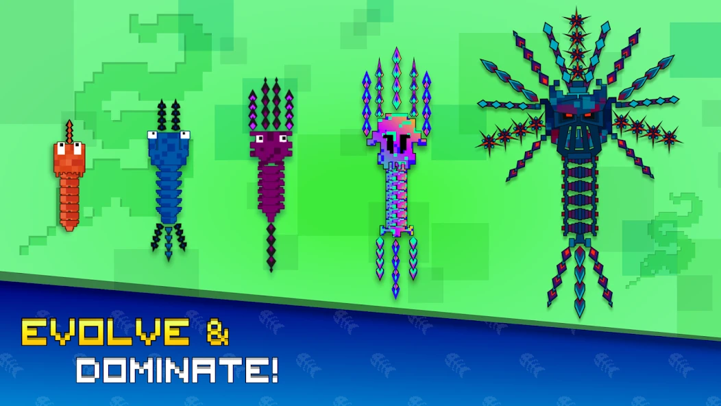 Pixel Sword Fish io screenshot 1