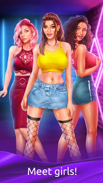 Girls & City: spin the bottle APK screenshot 1