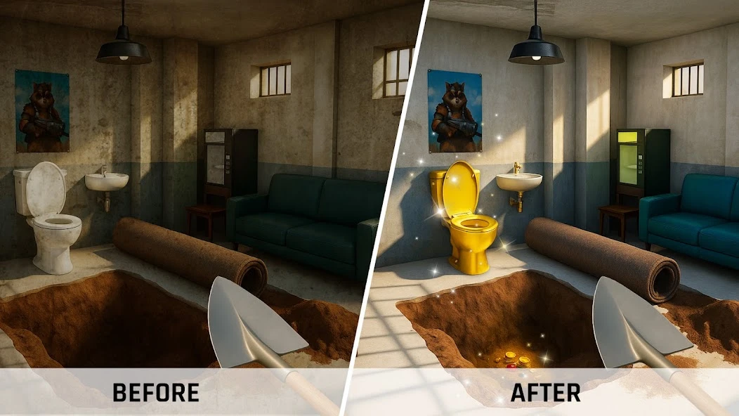 Prison Escape: Dig & Run APK screenshot 2