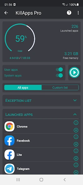 KillApps – Close all apps running APK screenshot 4