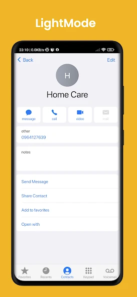 iCall – iOS Dialer, iPhone Call Pro APK screenshot 5