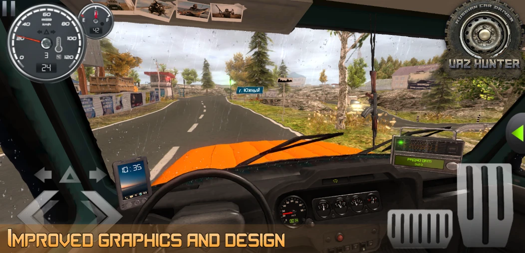Russian Car Driver UAZ HUNTER APK screenshot 5