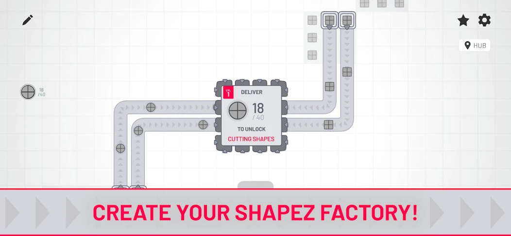 Shapez screenshot 1