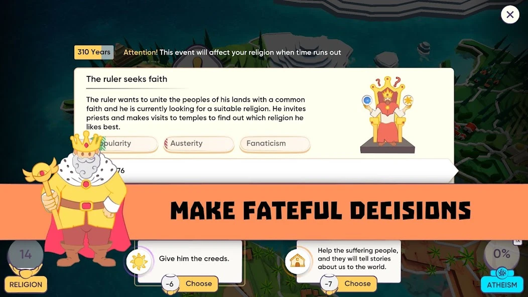 God Simulator. Sandbox strategy game Religion Inc. screenshot 4