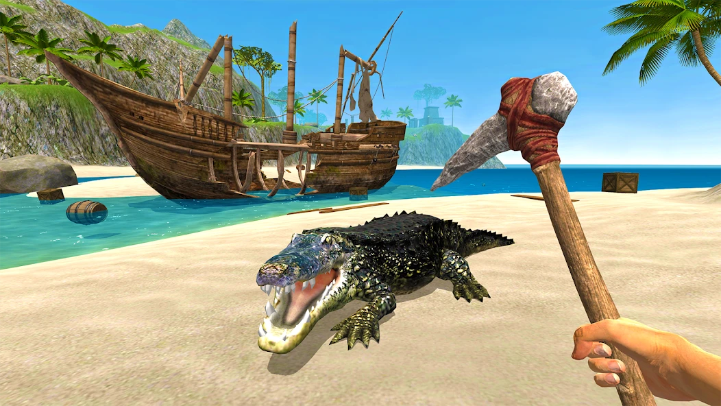 Uncharted Island Survival APK screenshot 1