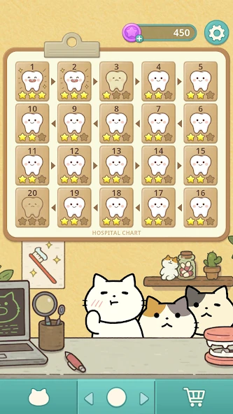 Fantastic Cat Dentist - Brick Breaker screenshot 2