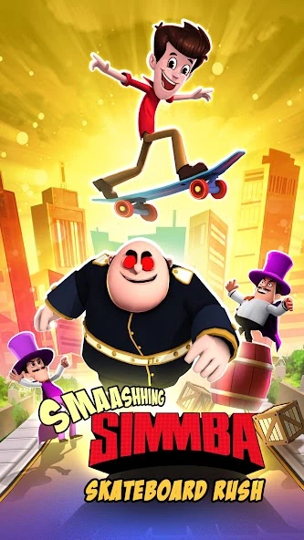 Smaashhing Simmba - Skateboard Rush screenshot 1