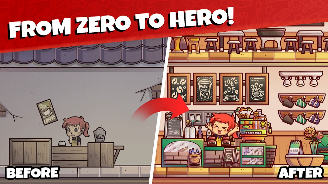 Own Coffee Shop: Idle Game screenshot 2