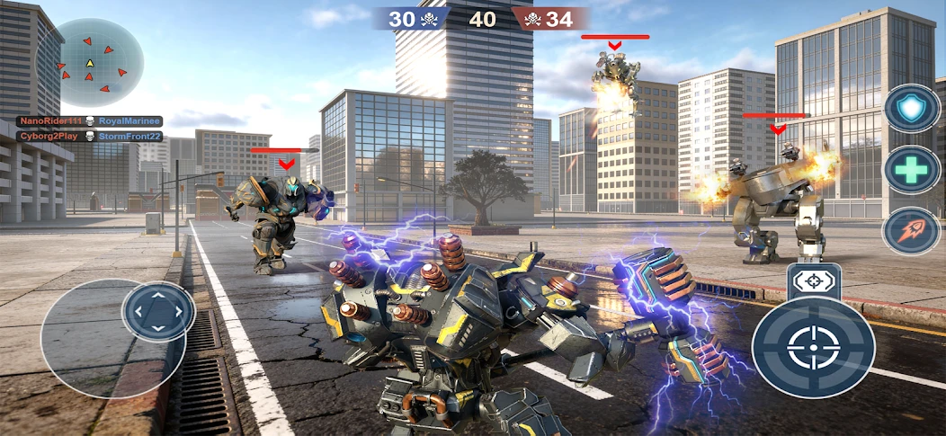 Mech Wars: Multiplayer Robots Battle screenshot 2