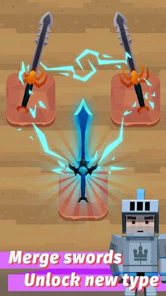 Merge Sword - Idle Blacksmith Master screenshot 1