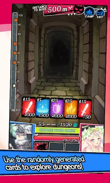 Dungeon&Girls: Card RPG screenshot 2
