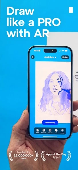SketchAR Create Art Draw Paint Colours APK screenshot 1