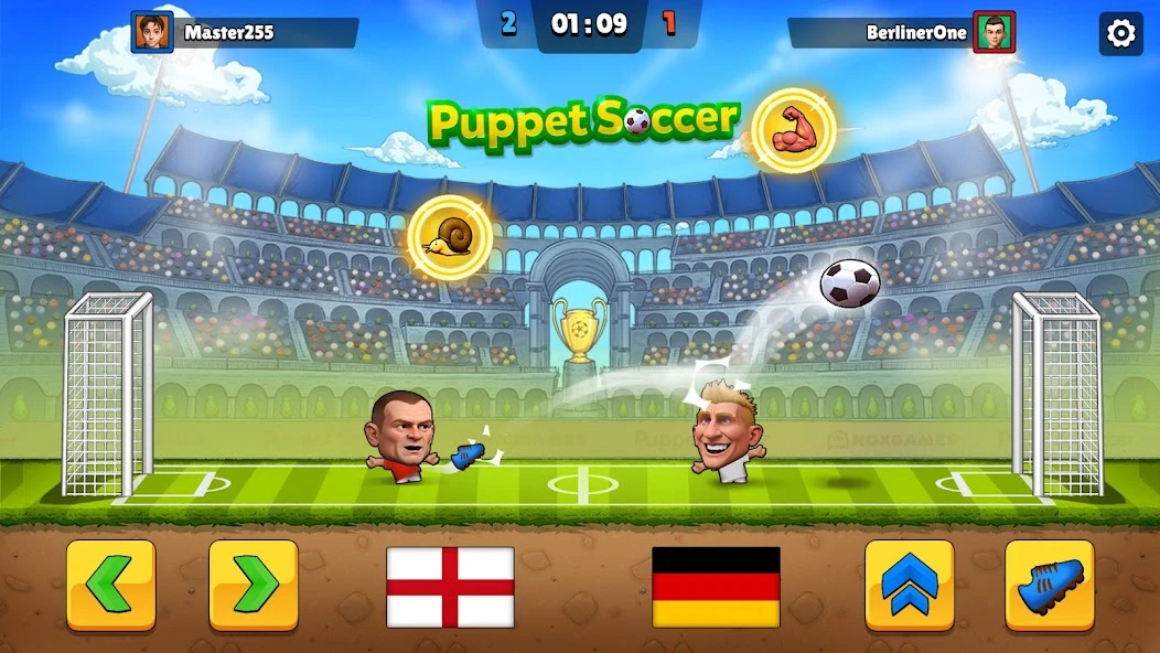 ⚽Puppet Soccer 2014 - Big Head Football ? screenshot 2