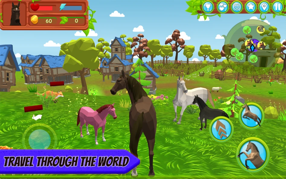 Horse Family – Animal Simulator 3D screenshot 1