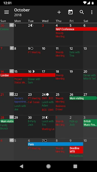 aCalendar+ Calendar & Tasks APK screenshot 4
