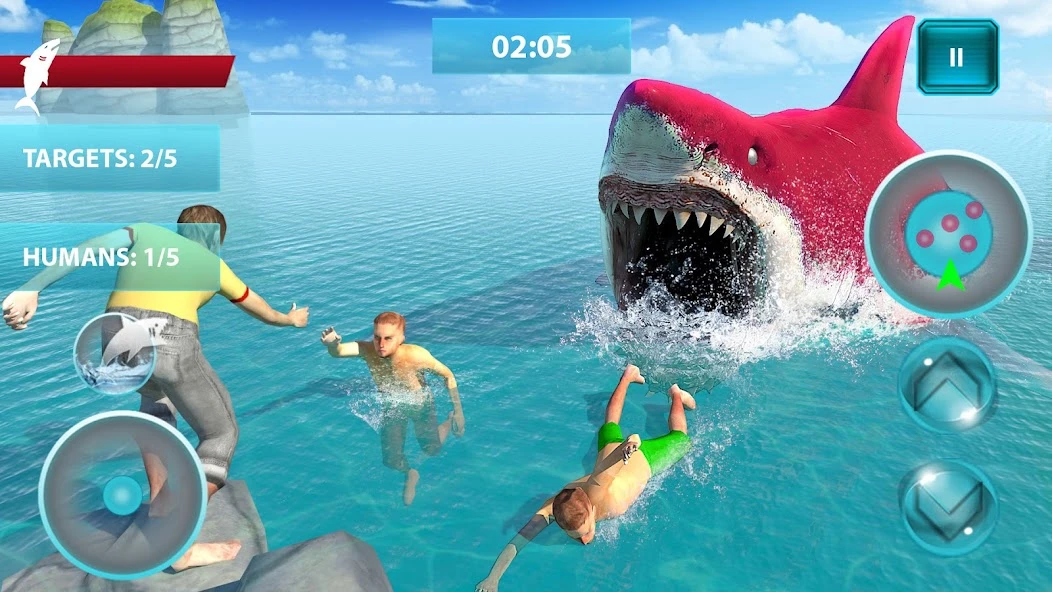 Shark Simulator 2018 screenshot 1