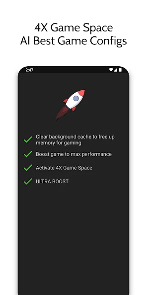 Game Booster 4x Faster Pro – GFX Tool & Lag Fix APK screenshot 4