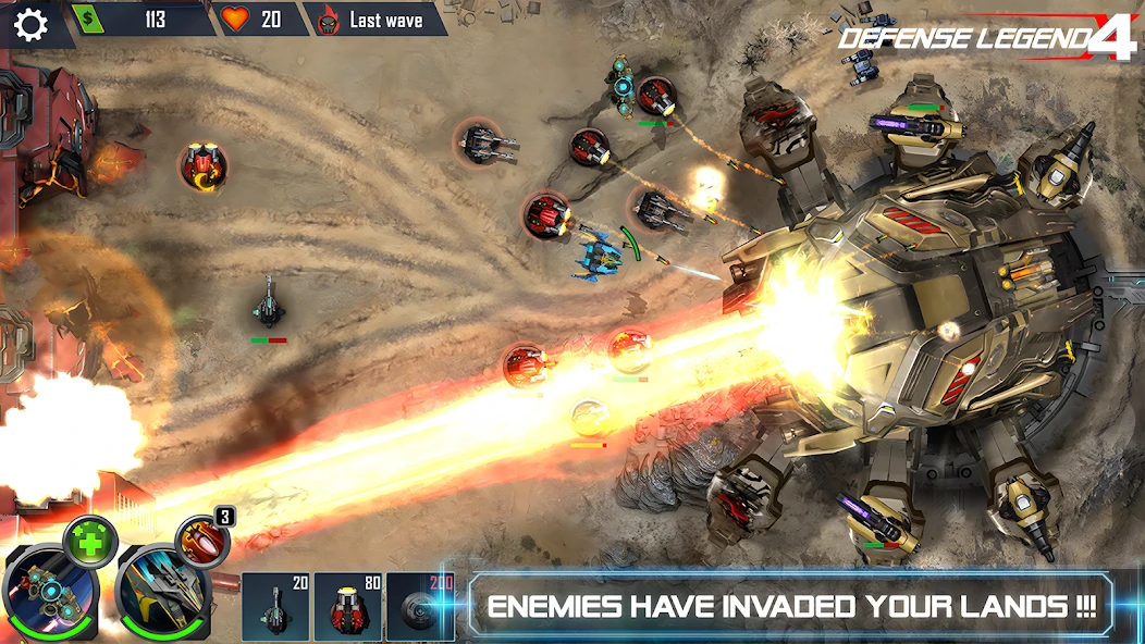 Defense Legend 4: Sci-Fi Tower defense screenshot 1