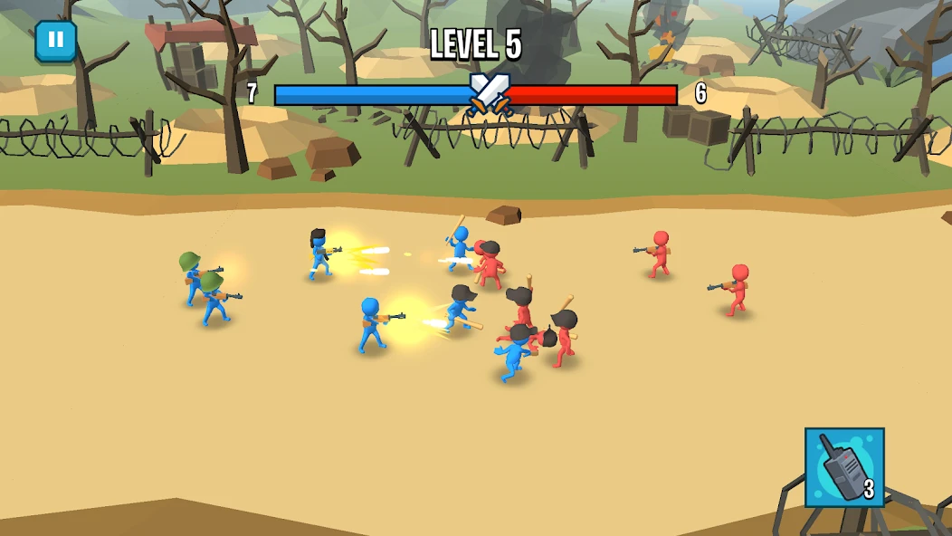 Stick Army: World War Strategy screenshot 1