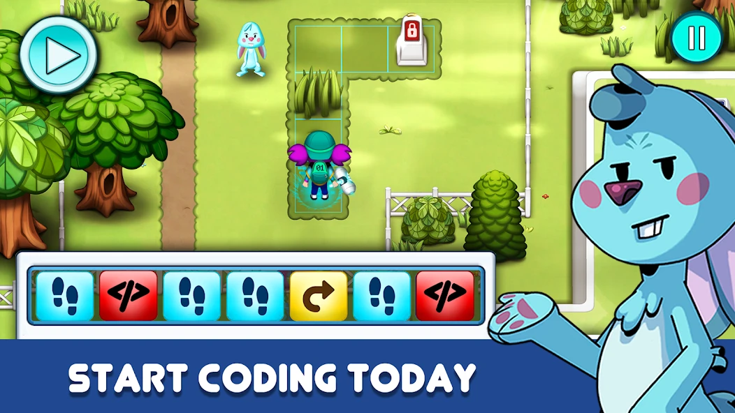 Glitch Hero: Coding Games Kids APK screenshot 1