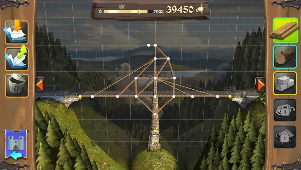 Bridge Constructor Medieval APK screenshot 2