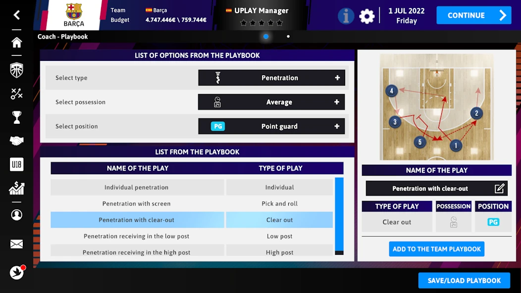 iBasketball Manager 23 APK screenshot 4