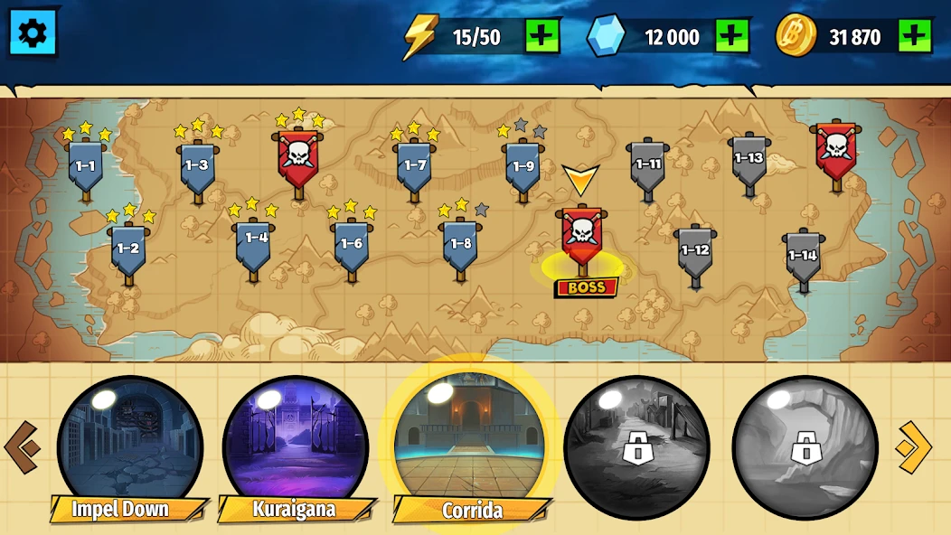 Stickman Pirates Fight screenshot 4