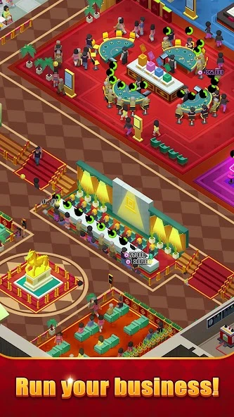 Idle Vegas Resort – Tycoon APK screenshot 1