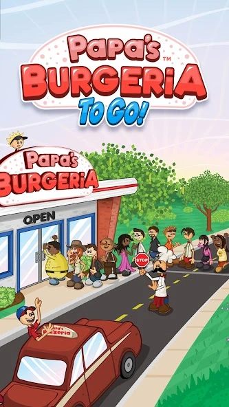 Papa’s Burgeria To Go! APK screenshot 1