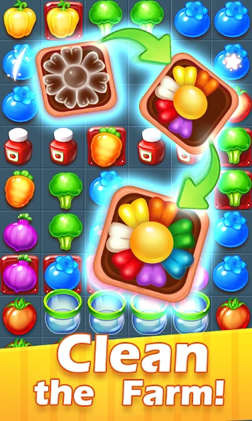 Farm Harvest 3- 2019 Match 3 Puzzle Free Games screenshot 5