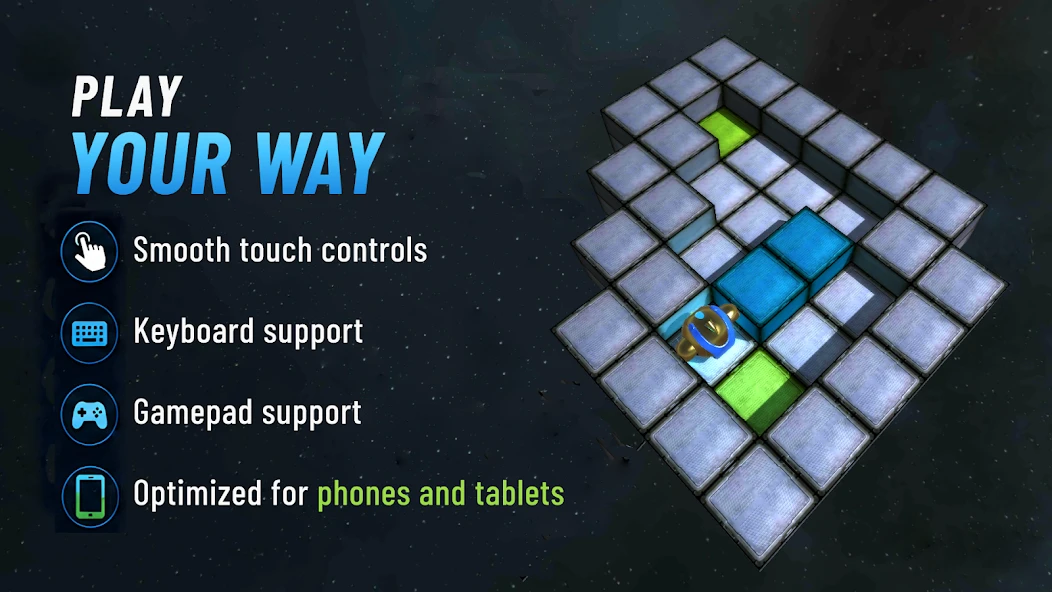 Space Puzzle - Move Boxes & Solve Puzzles 3D screenshot 5