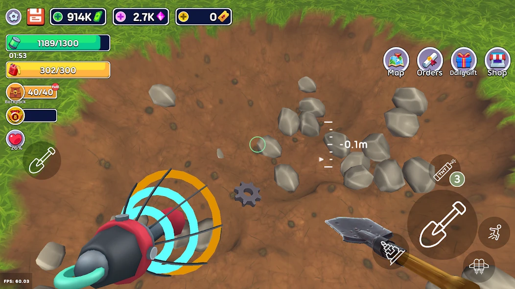 Digging a Hole Simulator APK screenshot 2