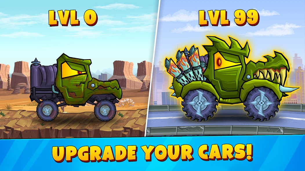 Car Eats Car 3 - Evil Cars screenshot 4