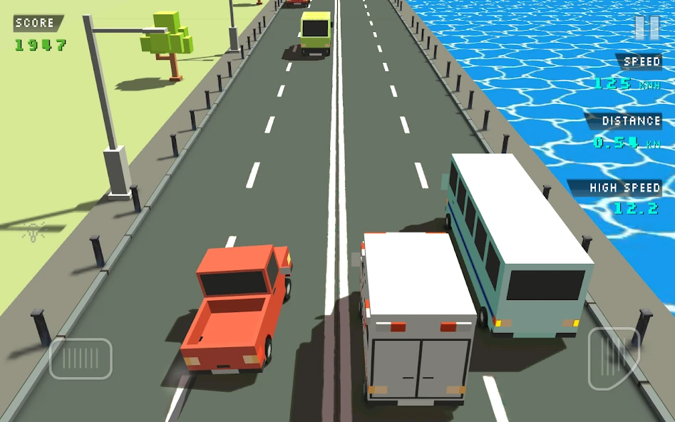 Blocky Traffic Racer screenshot 5