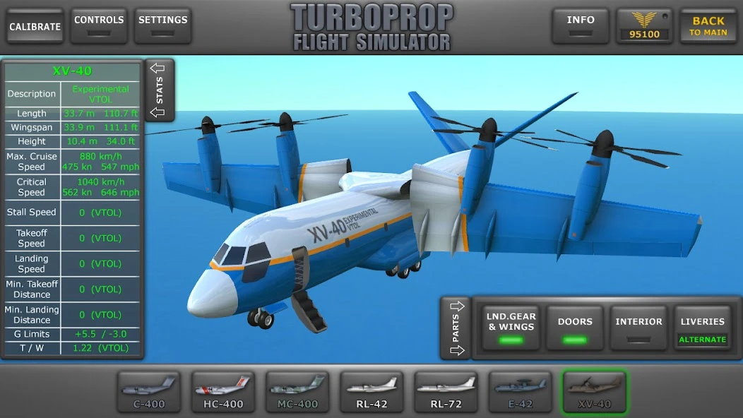 Turboprop Flight Simulator 3D screenshot 1
