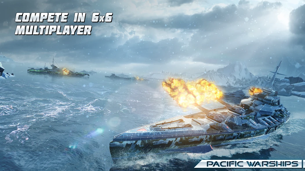 Pacific Warships: Online Wargame PvP Naval Shooter screenshot 2