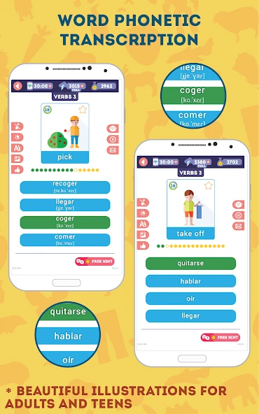 Spanish for Beginners: LinDuo HD screenshot 4