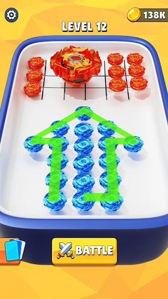Spinner Battle: Merge Master APK screenshot 4