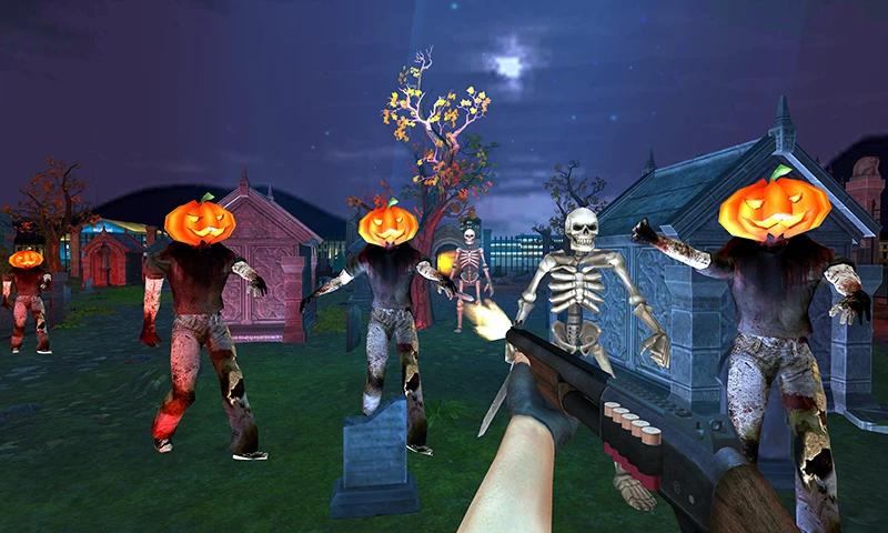 Dead Zombie Shooter - Graveyard fighting screenshot 1