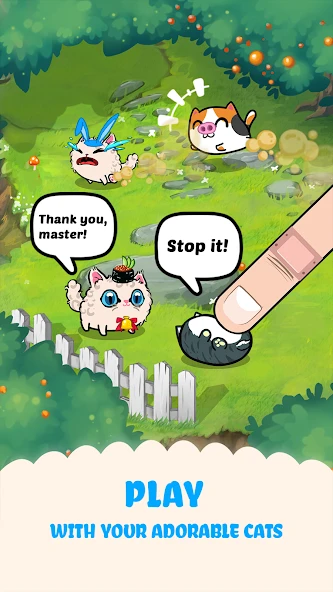 Fancy Cats - Cute cats dress up and match 3 puzzle screenshot 2