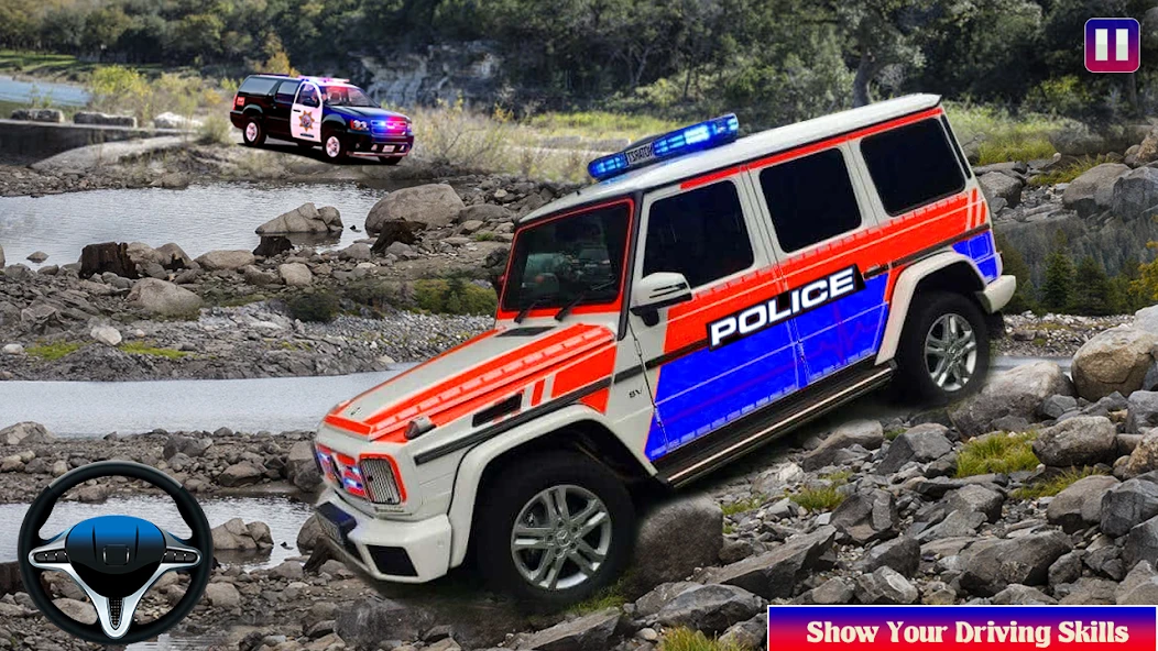 Offroad Police Car Driving Simulator Game screenshot 4