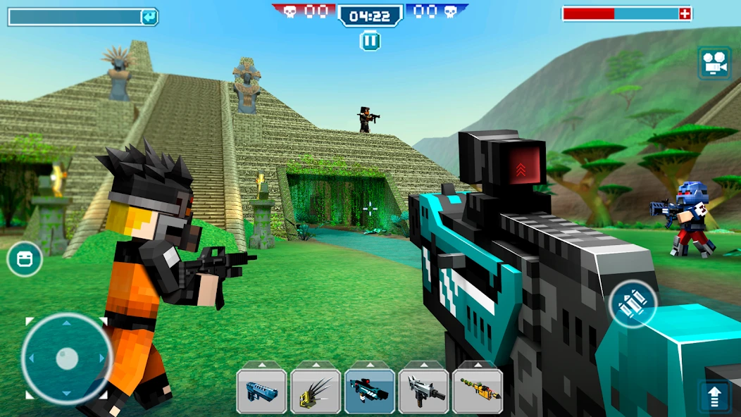 Blocky Cars: танки онлайн пвп screenshot 3