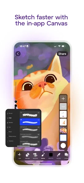SketchAR Create Art Draw Paint Colours APK screenshot 3