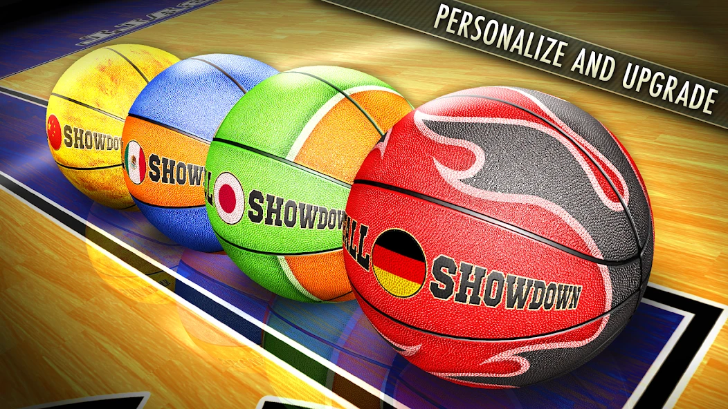 Download Basketball Showdown 2015 (MOD, Open all the balls) 1.5 screenshot 2