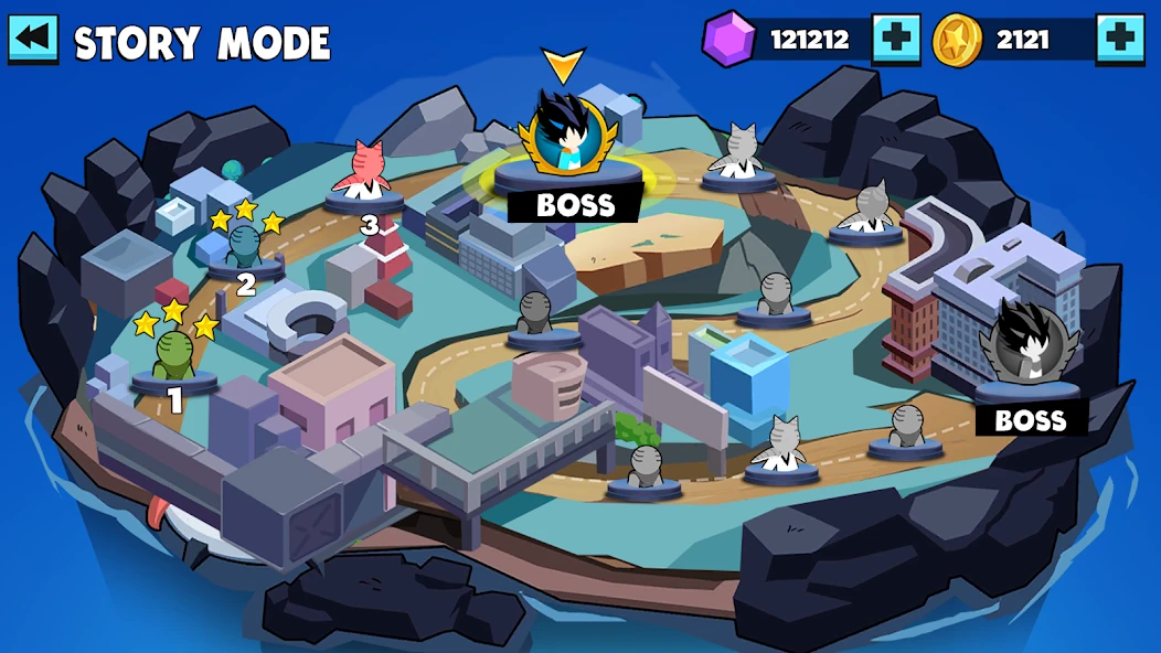 Stickman Warriors Shadow Fight APK screenshot 4