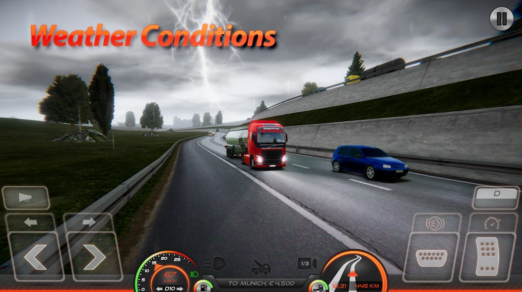 Truck Simulator Europe 2 HD screenshot 3