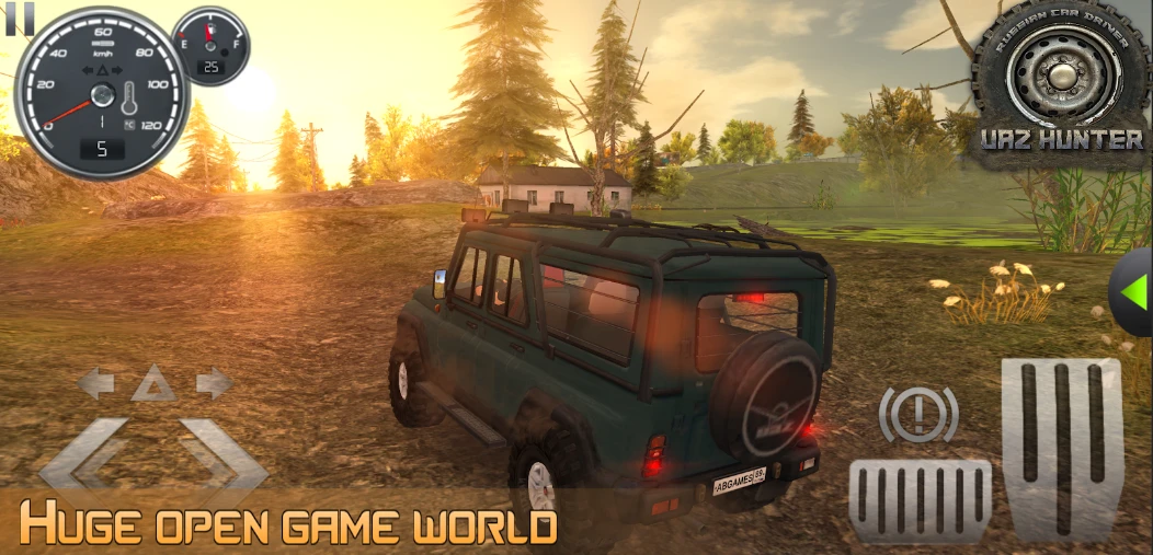 Russian Car Driver UAZ HUNTER APK screenshot 2