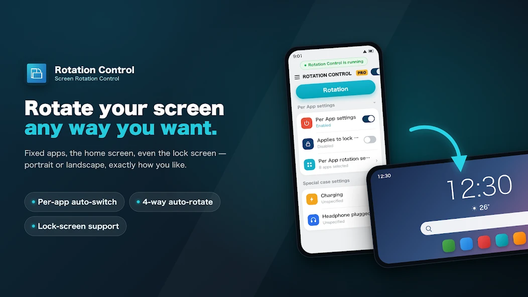 Rotation Control Pro APK screenshot 1